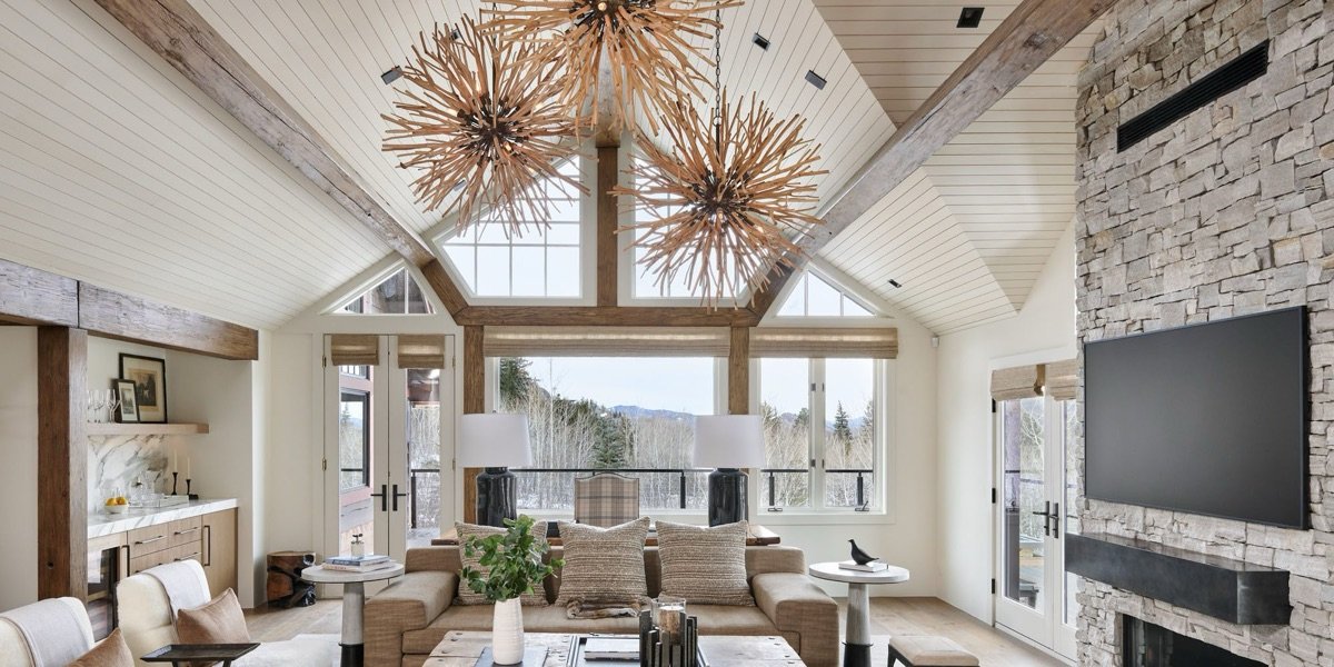 Aspen Renovation interior designed by Paul Lauren Designs, Aspen, Colorado, view 25