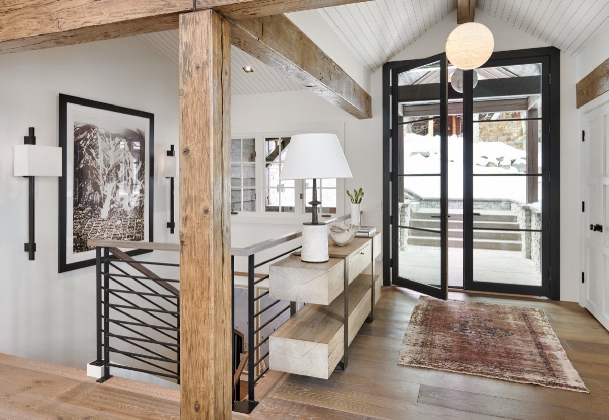 Aspen Renovation interior designed by Paul Lauren Designs, Aspen, Colorado, view 3