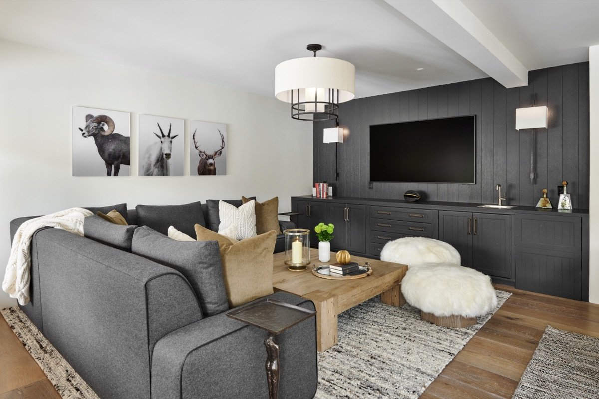 Aspen Renovation interior designed by Paul Lauren Designs, Aspen, Colorado, view 16
