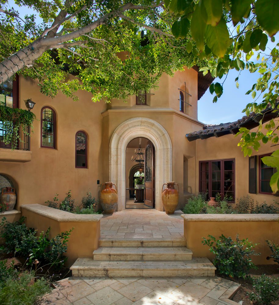 Biltmore Residence entry designed by Paul Lauren Designs, Phoenix, Arizona
