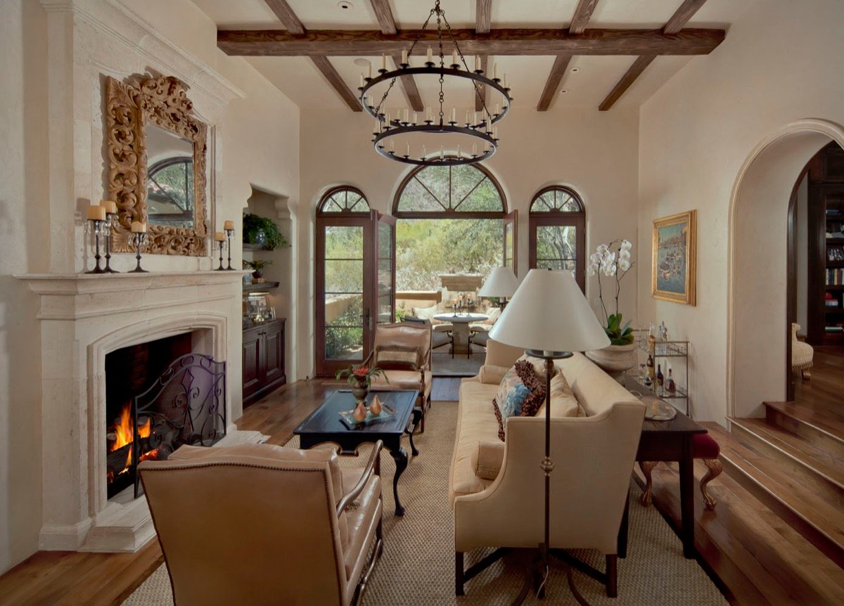 Biltmore Residence living room designed by Paul Lauren Designs, Phoenix, Arizona