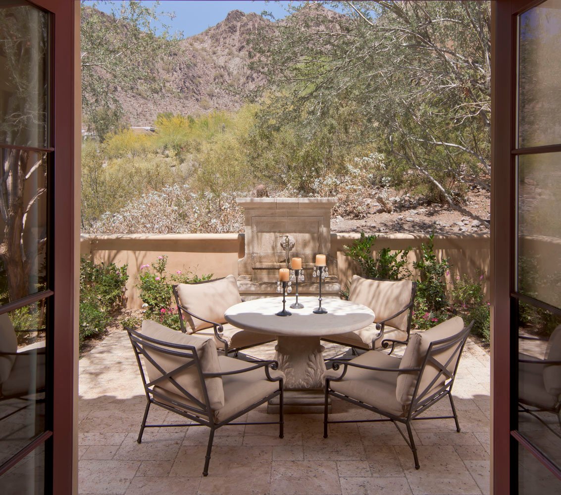 Biltmore Residence living room designed by Paul Lauren Designs, Phoenix, Arizona
