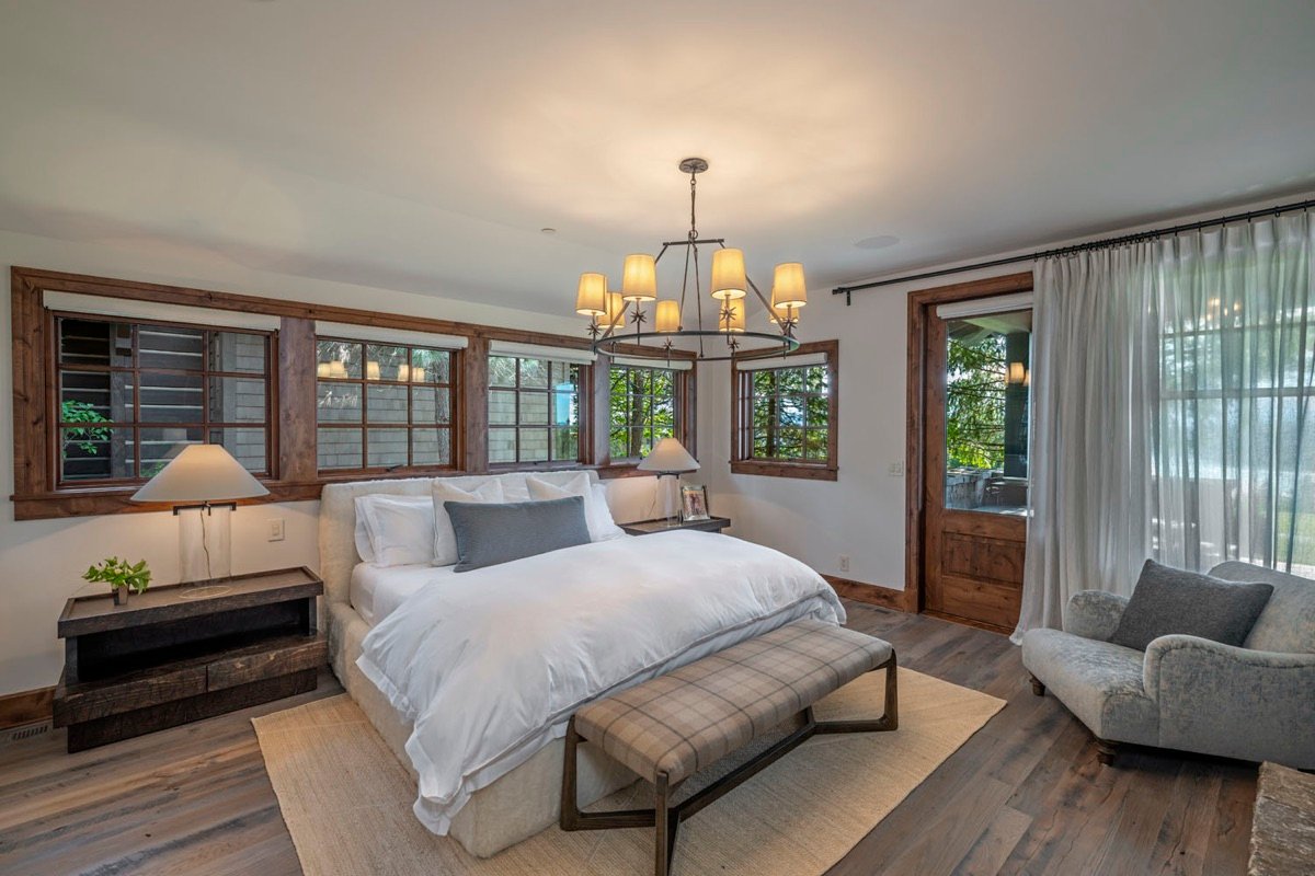 Cabin with a View view designed by Paul Lauren Designs, Coeur d'Alene Lake, Idaho