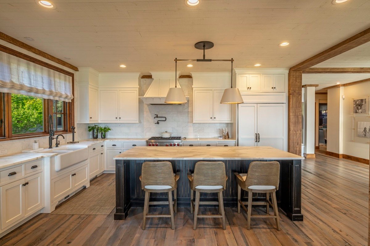 Cabin with a View view designed by Paul Lauren Designs, Coeur d'Alene Lake, Idaho