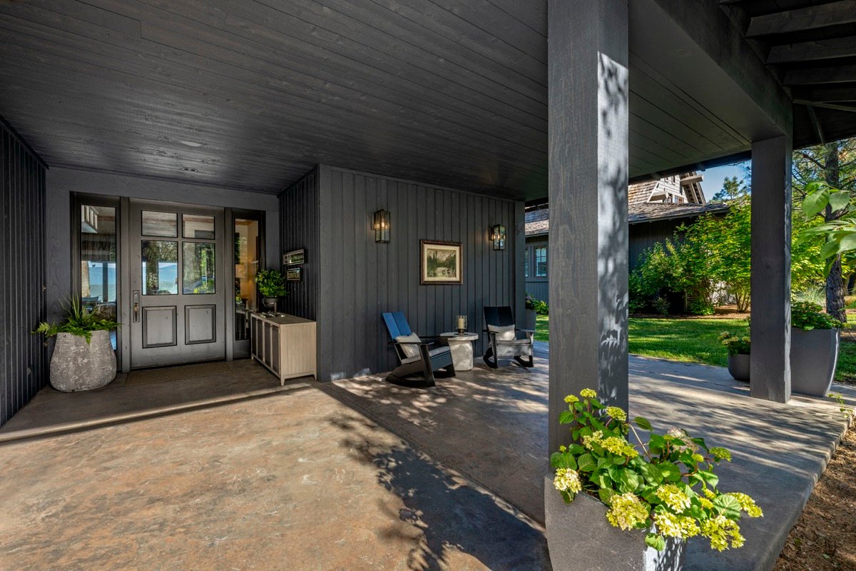 Cabin with a View view designed by Paul Lauren Designs, Coeur d'Alene Lake, Idaho