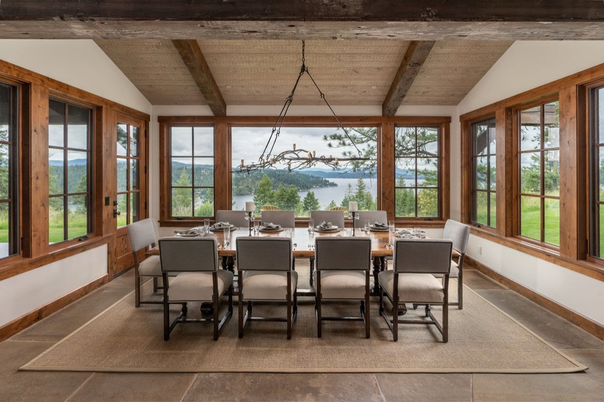 CDA Lakehouse interior designed by Paul Lauren Designs, Coeur d'Alene, Idaho