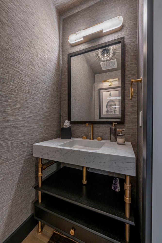 Gozzer Flats interior designed by Paul Lauren Designs, Coeur d'Alene Lake, Idaho, view 6