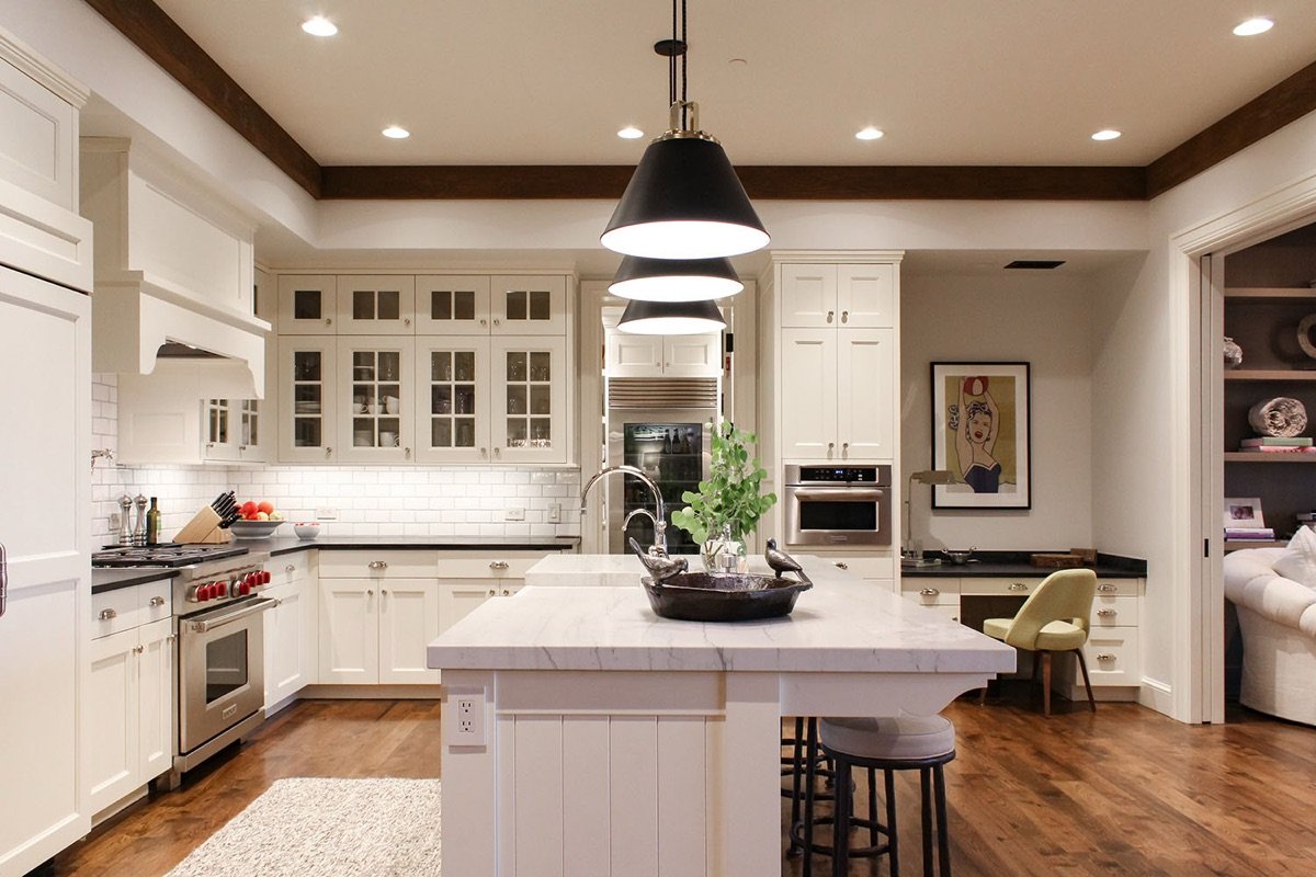 Lakefront Condo I interior designed by Paul Lauren Designs, Chicago, Illinois, view 2