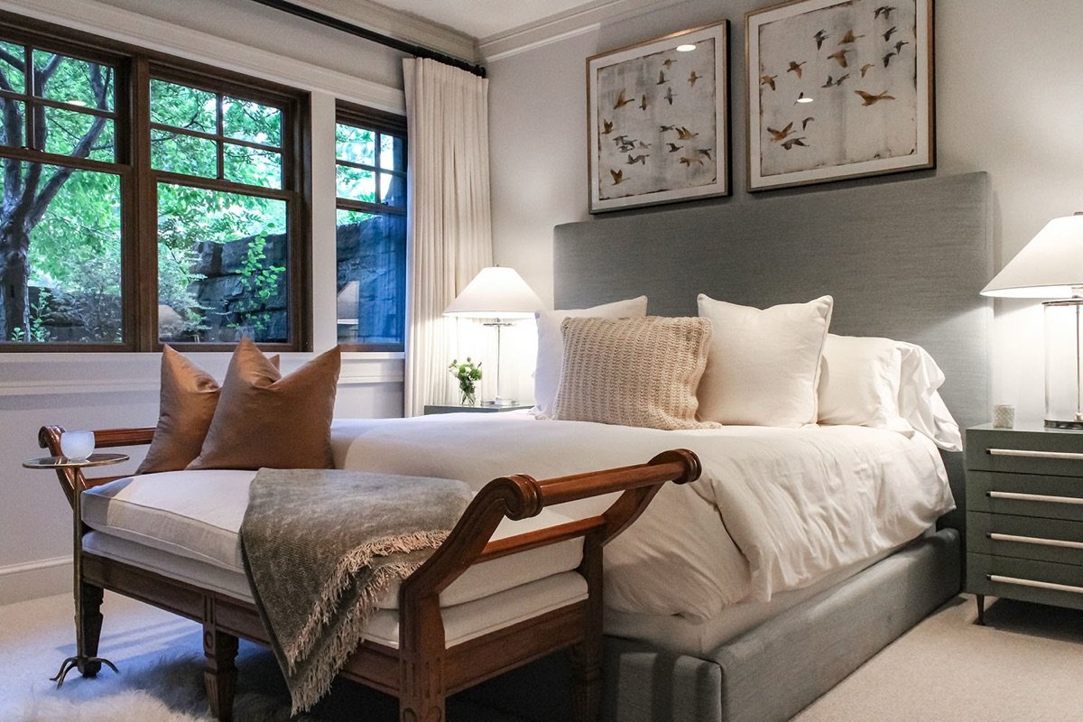 Lakefront Condo I interior designed by Paul Lauren Designs, Chicago, Illinois, view 11