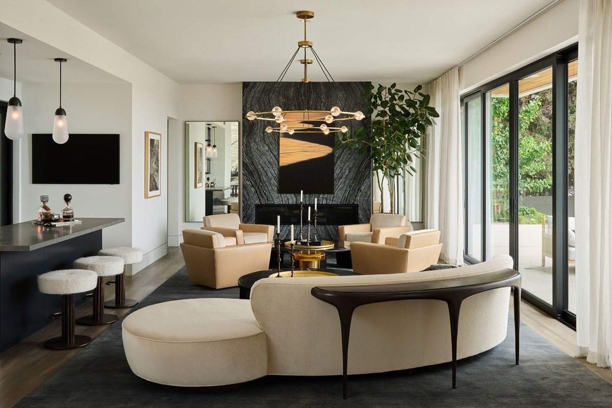 Pacific Palisades interior designed by Paul Lauren Designs, Pacific Palisades, California, view 10