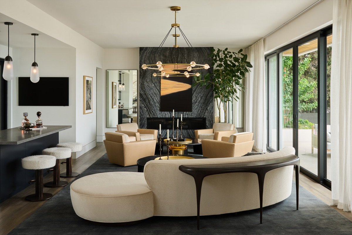 Pacific Palisades interior designed by Paul Lauren Designs, Pacific Palisades, California