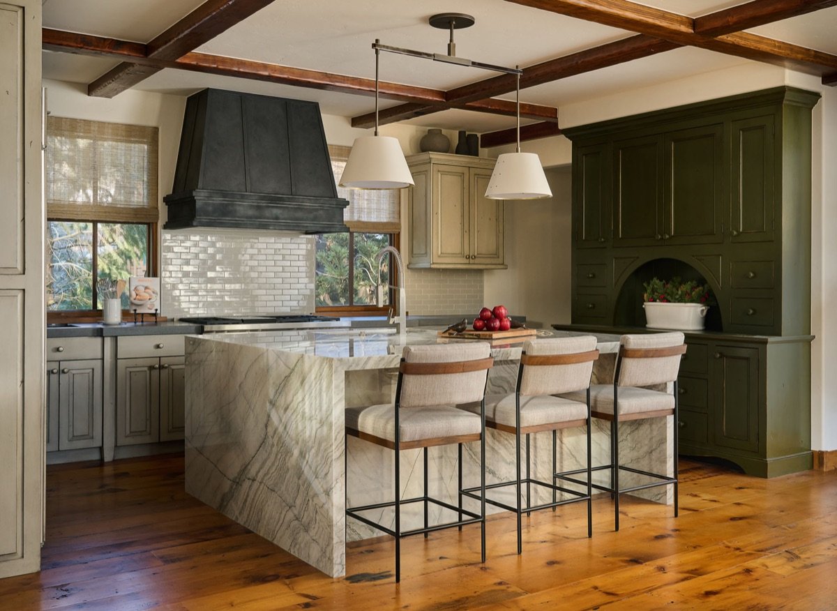 Sun Valley Renovation interior designed by Paul Lauren Designs, Sun Valley, Idaho, view 11