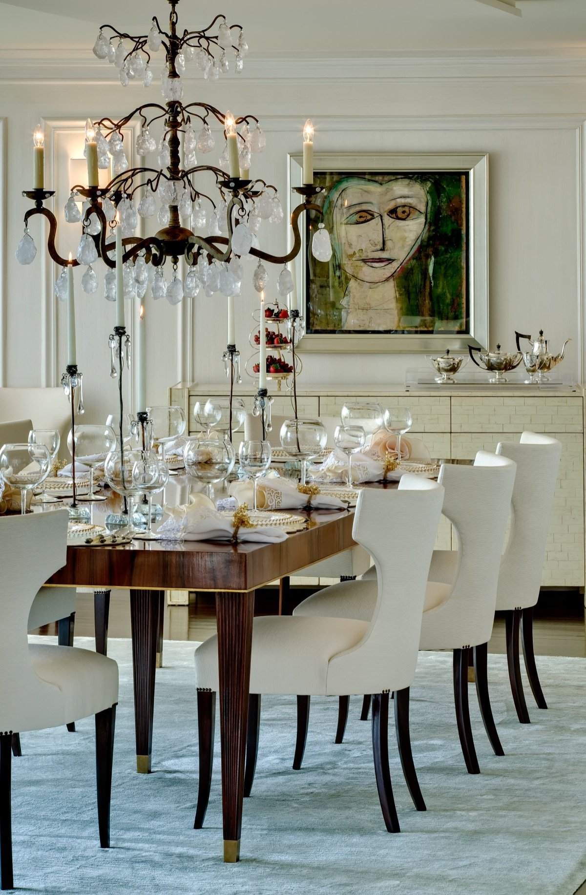 Installation & reveal stage, interior by Paul Lauren Designs